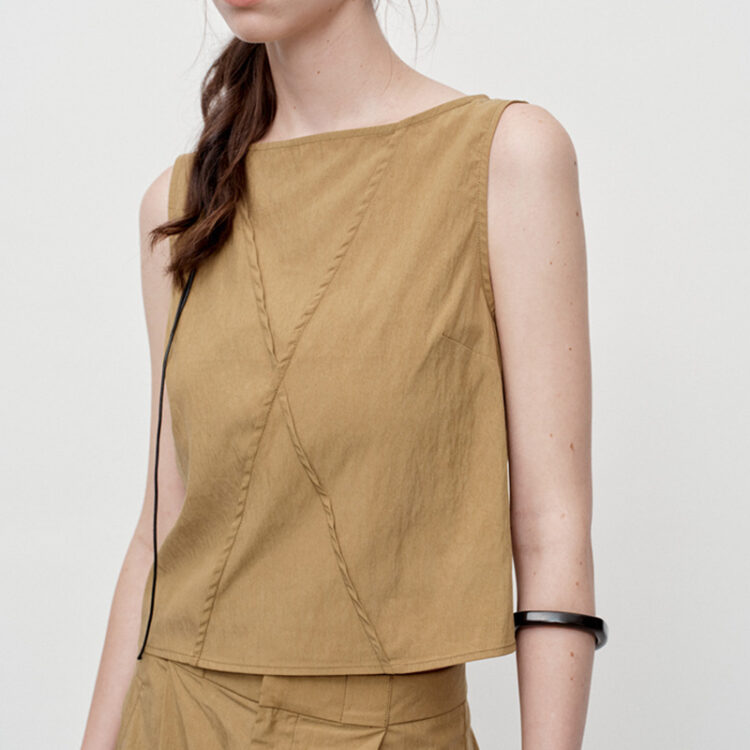 Summer Sleeveless Short Shirt