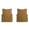 Summer Sleeveless Short Shirt