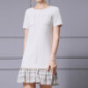Summer Spliced Ruffled A line Dress 3