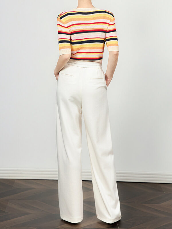 Summer Straight Drawstring Outdoor Wide leg Pants 2