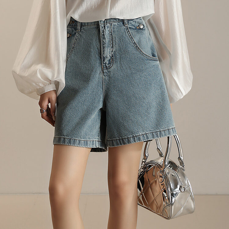 Summer Straight Loose Casual Denim Shorts
