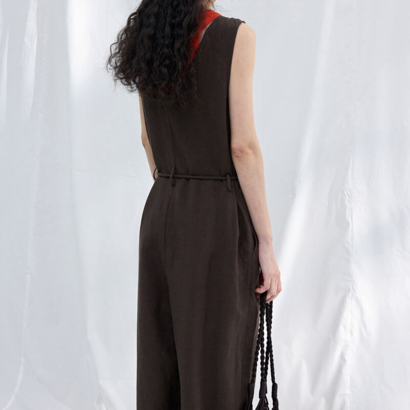 Summer Tencel Linen Machete Jumpsuit 10