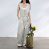 Summer Tencel Linen Machete Jumpsuit 2