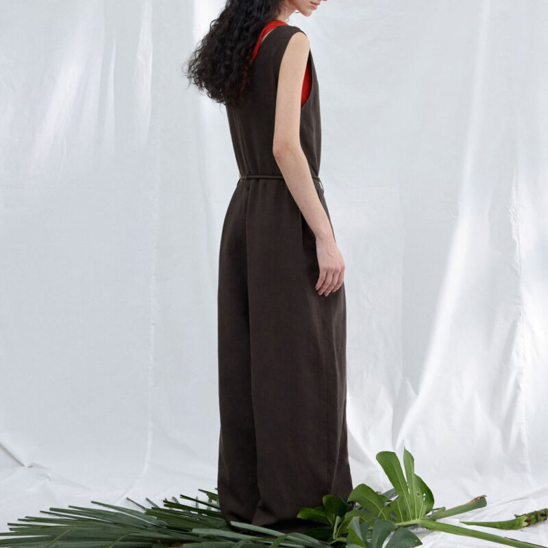 Summer Tencel Linen Machete Jumpsuit 5