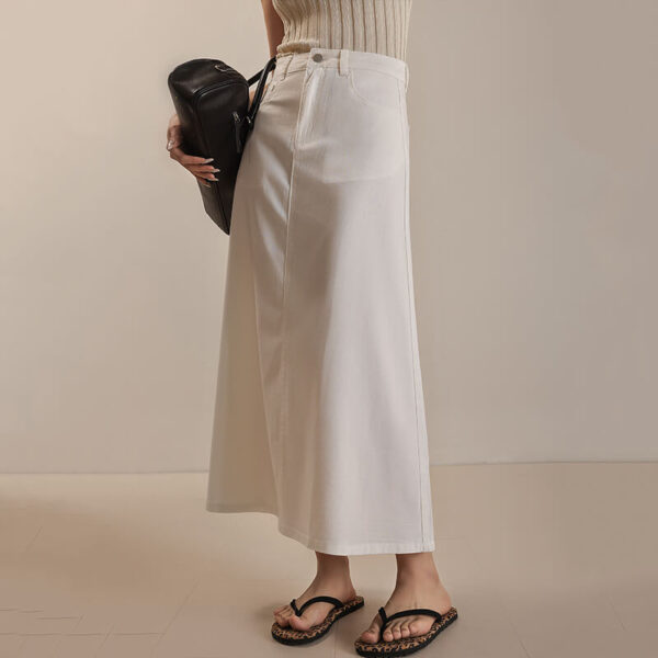 Summer Tencel Lyocell Denim Skirt 1