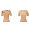 Summer Tencel Off-the-shoulder Short-sleeved Knitted T-shirt