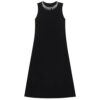 Summer White Holiday Style Studded Loose Vest Dress 1