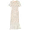 Summer White Lace Fishtail Dress 2