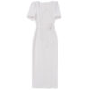 Summer White Organza 3D Flower Dress 1