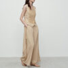 Summer Lace - spliced Casual Laid-back Wide-leg Pants