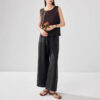 Summer Retro Mulberry Silk Reversible V-neck Top