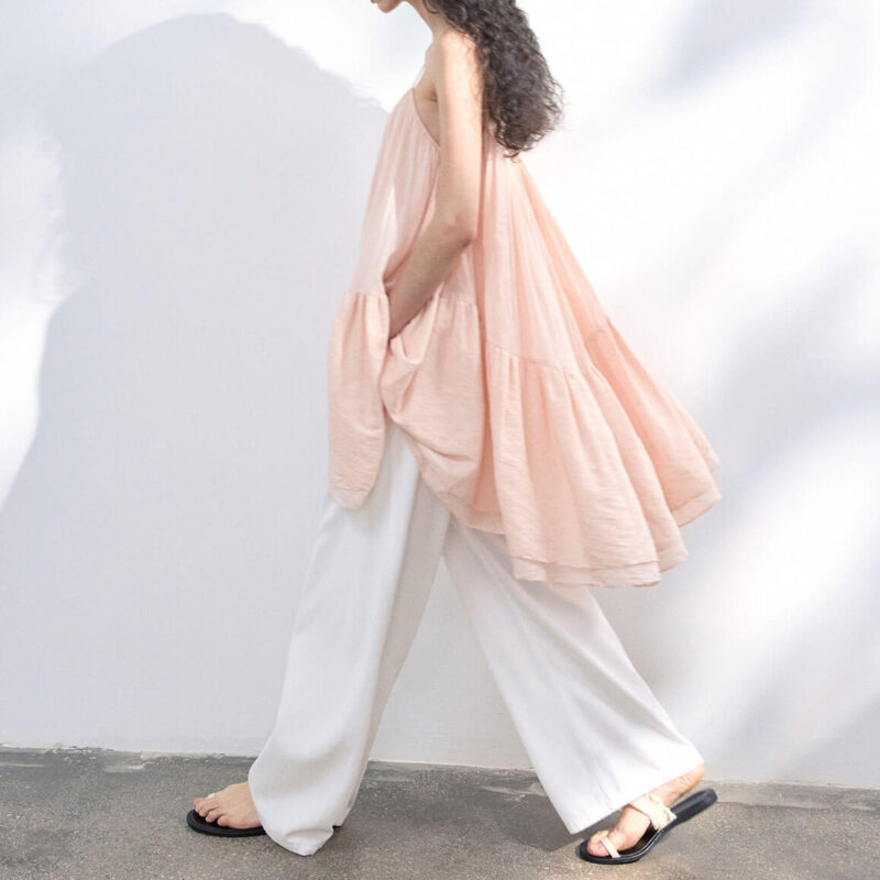 Tencel Cake Suspender Skirt 4