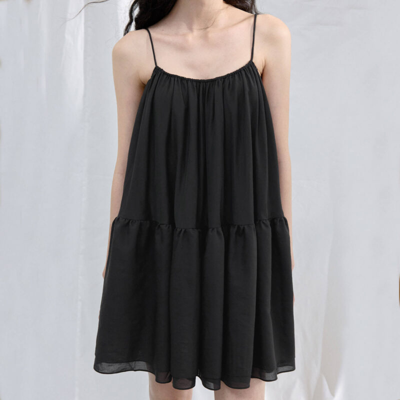 Tencel Cake Suspender Skirt 5
