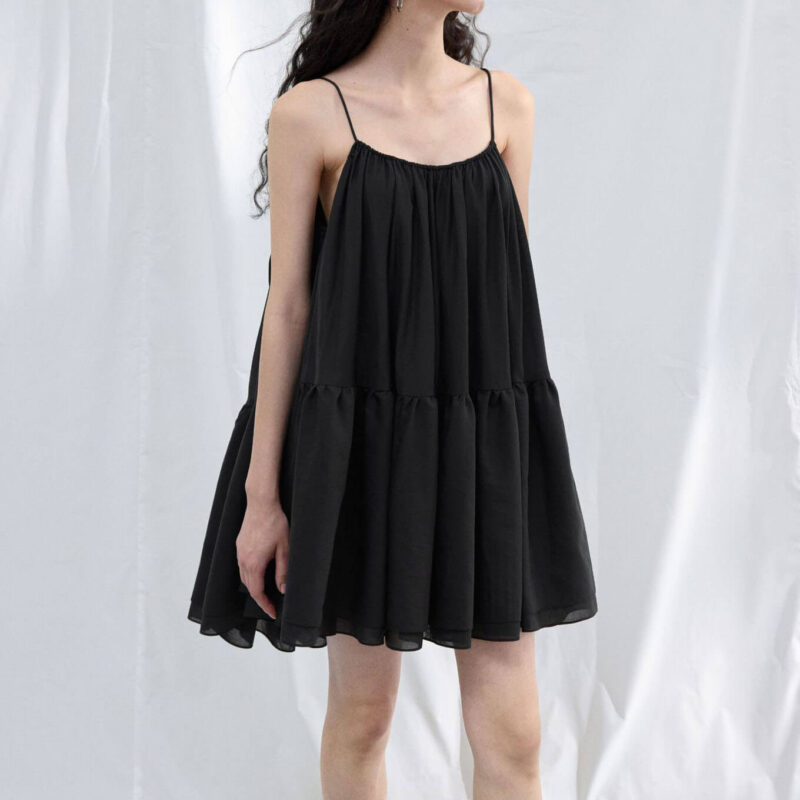 Tencel Cake Suspender Skirt 8