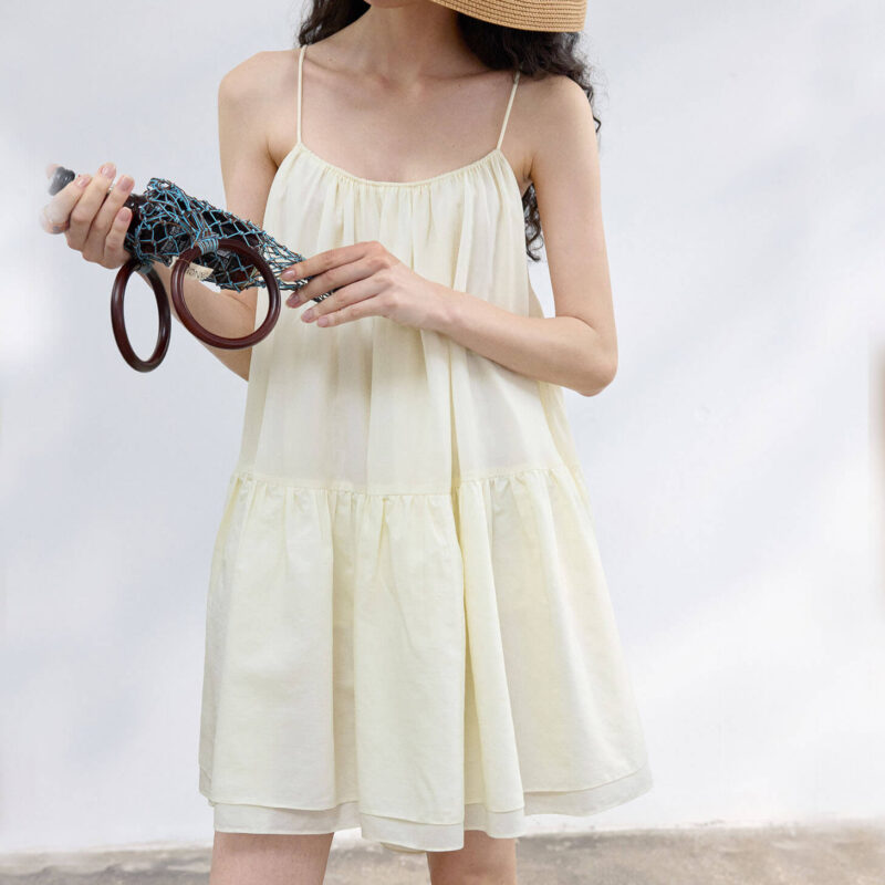 Tencel Cake Suspender Skirt 9