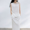Tencel Linen Irregular Reversible Sleeveless Top 4