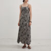 Tencel Ombre Floral Printed Sling Dress