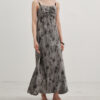 Tencel Ombre Floral Printed Sling Dress