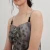 Tencel Ombre Floral Printed Sling Dress