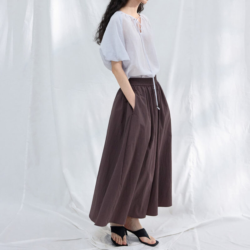 Tencel Puff Sleeve Textured Top 5