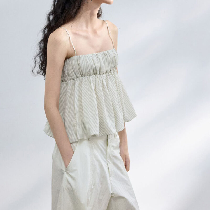 Tencel Striped Bandeau Vest 6