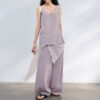 U neck Tencel sand washed texture camisole 6