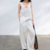 U neck Tencel sand washed texture camisole 9