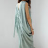 V Neck Tencel Ombre Crinkle Dress 10