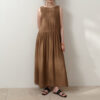 Vacation-style Back Tie Sleeveless Dress