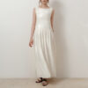 Vacation-style Back Tie Sleeveless Dress