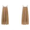Vacation-style French Ramie Camisole Dress