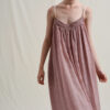 Vacation-style French Ramie Camisole Dress