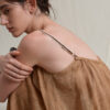 Vacation-style French Ramie Camisole Dress