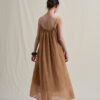 Vacation-style French Ramie Camisole Dress