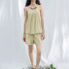 Vertical Striped Linen Shorts 5