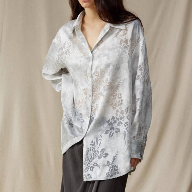 Watercolor Lightweight Jacquard Shirt