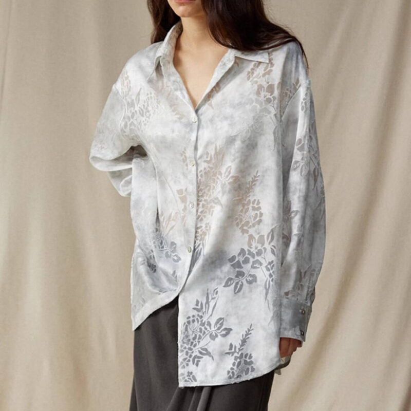 Watercolor Lightweight Jacquard Shirt 1