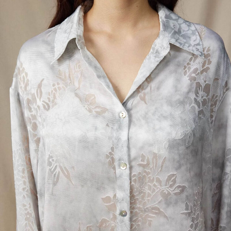 Watercolor Lightweight Jacquard Shirt 2