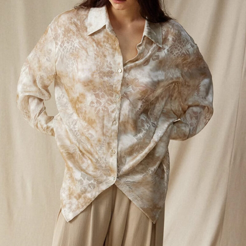 Watercolor Lightweight Jacquard Shirt 9