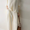 White Acetate Top and Pants Set 11
