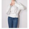 White Lapel Long Sleeve Shirt 9