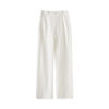 White Tencel Linen Lounge Pants 5