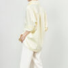 White and Yellow Casual Lapel Shirt 11