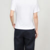 White pleated waist slimming T shirt 5