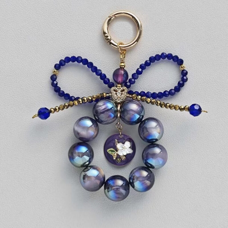 Handmade Beaded Heavy Oil Painting Hanging Tag Phone Chain