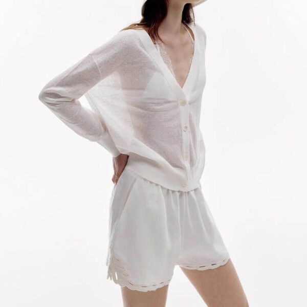 resort style linen shirt and shorts set 10