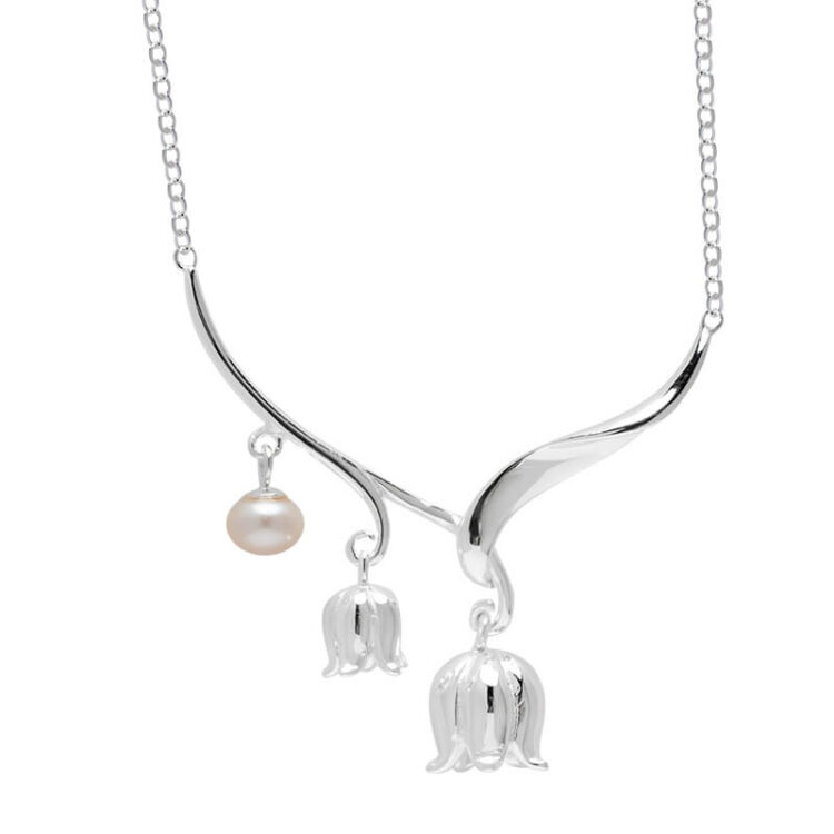 S925 Silver Original Lily of the Valley Pearl Necklace