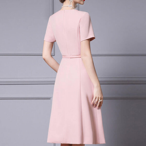 summer pink bow dress 4