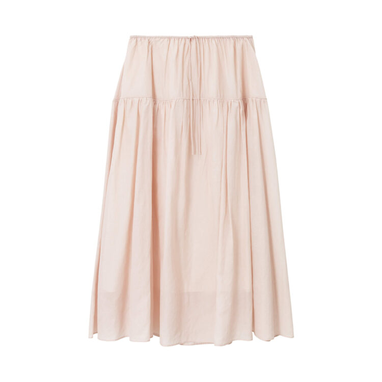 Tencel Cotton Flared Skirt