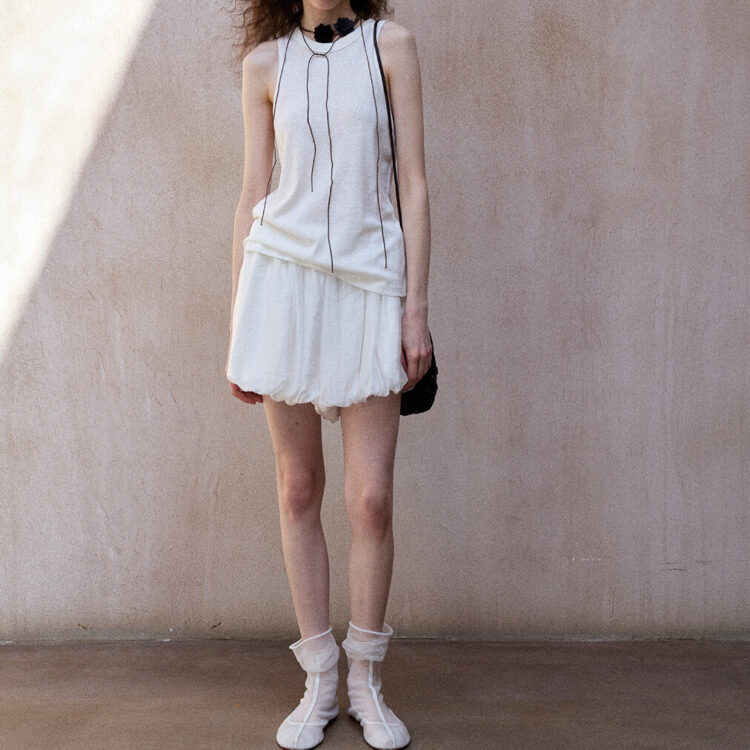 tencel pleated bud shorts 8